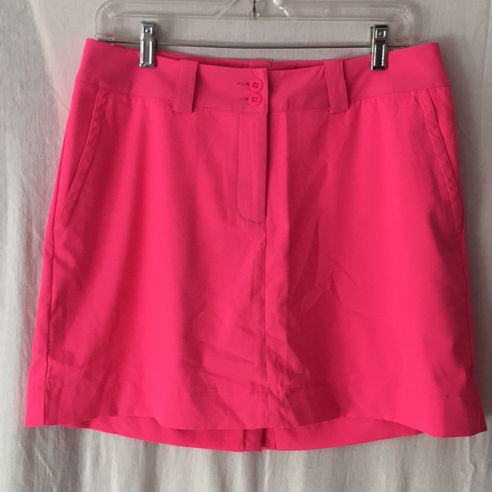Pink Nike Golf Dri-Fit golf skirt